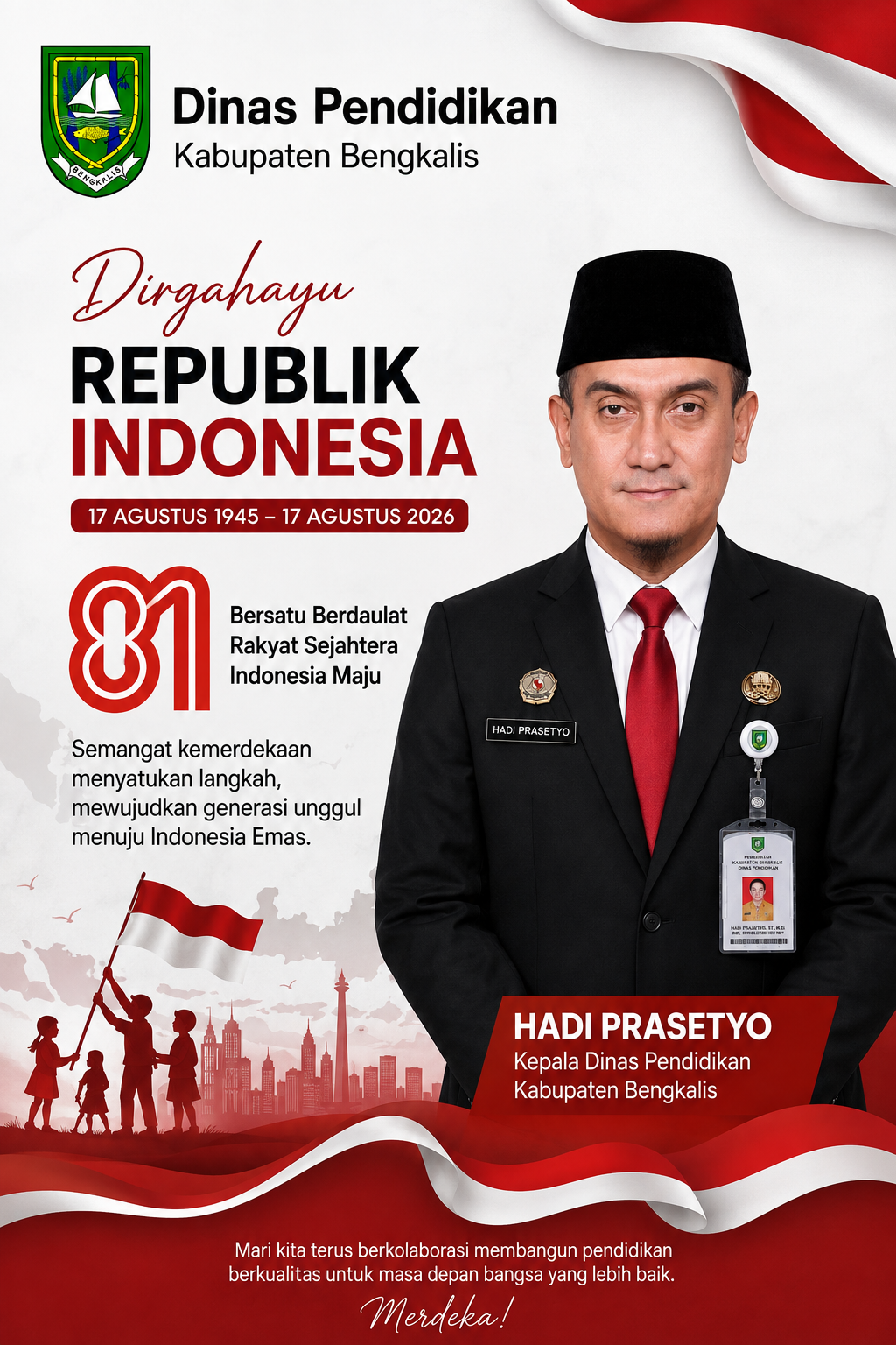 Kiri - Iklan Hadi Prasetyo HUT RI 81