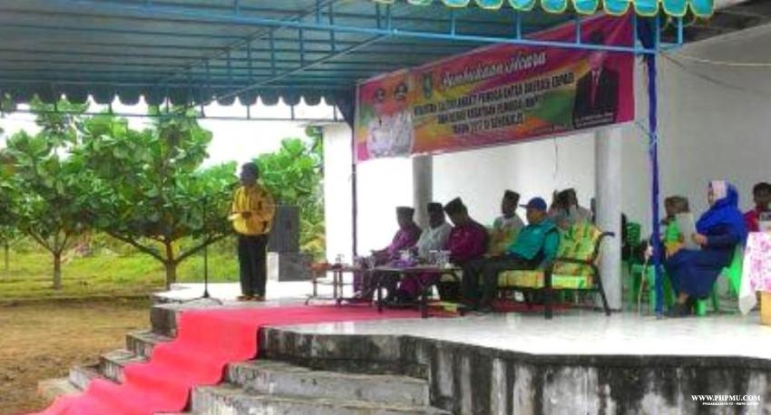 Ketua Panitia Supriono menyampaikan sambutan